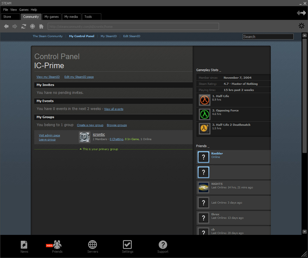 ACCOUNT BEFORE CREATING STEAM! OLDEST PROFILE IN STEAM! GABE
