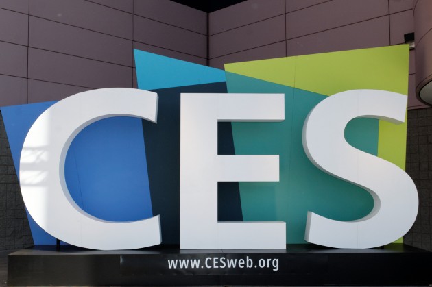 CES Sign in front of the LVCC 2012