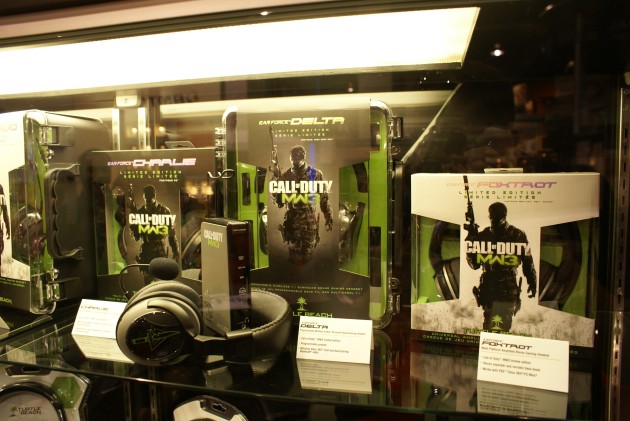 The Modern Warfare 3 headsets for Xbox 360