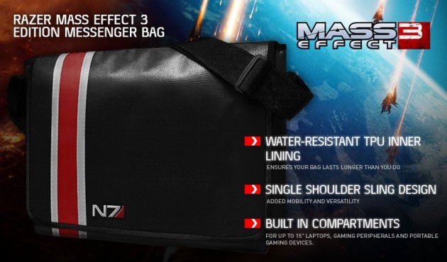 Mass Effect 3 Razer Messenger Bag