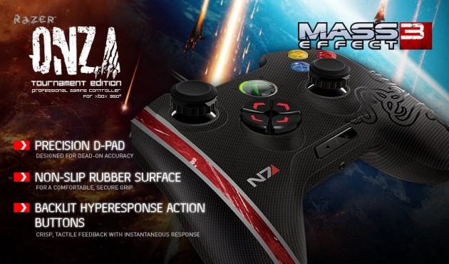 Mass Effect 3 Razer Xbox Controller