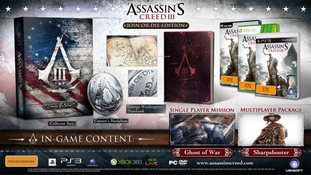 Assassin's Creed III "Join or Die" bundle