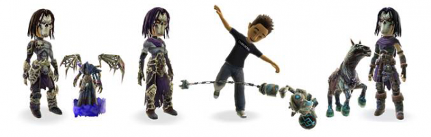 Darksiders II Xbox Live avatar costumes and prop giveaway
