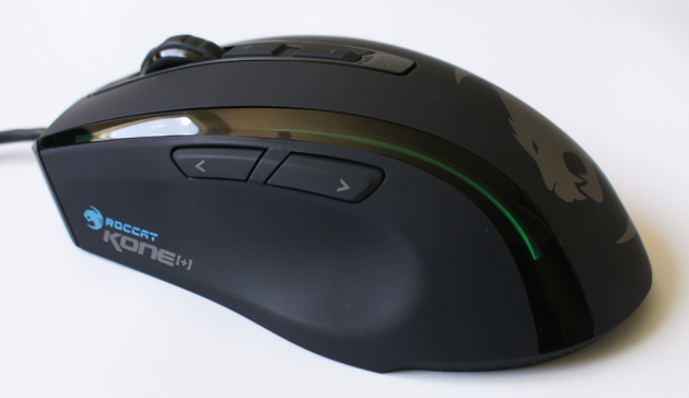 Side view of the Kone+ mouse