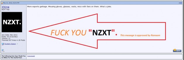 Fuck you "NZXT"