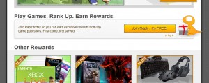 Raptr Rewards Landing Page