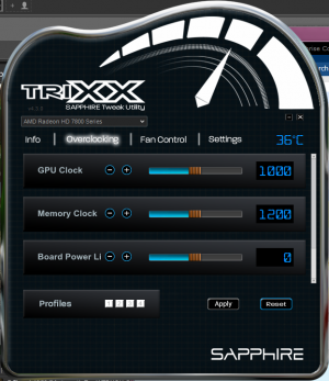 SAPPHIRE TRIXX interface