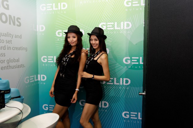 GELID Booth Babes at Computex 2012