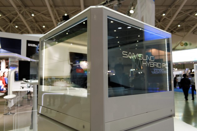 Samsung transparent display at Computex 2012