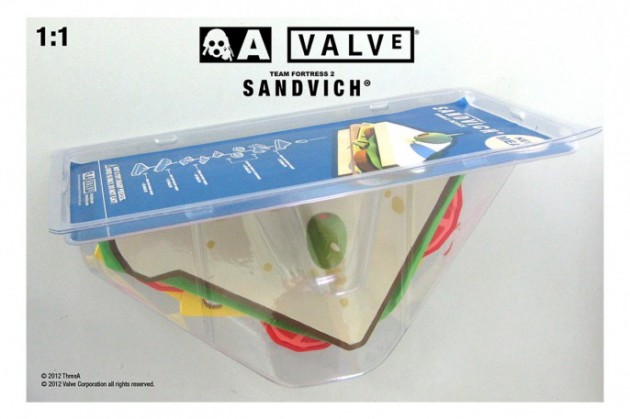 Team Fortress 2 Sandvich Toy from ThreeA