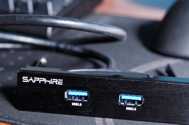 SAPPHIRE Pure Platinum A85XT USB 3.0 front panel