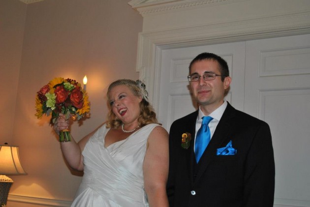 Anne Baynes and Eli Robbins gettin' married