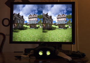 Oculus Rift output on a monitor