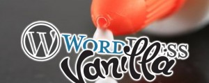 Wordpress and Vanilla Glue plugin