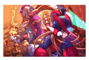 Mega Man Zero 2 promo art