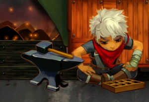 The Kid and his Anvil from Bastion