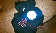 Working Tony Stark arc reactor costume