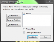 Firefox Profile Manager