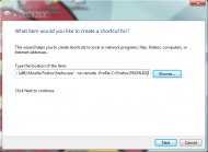 Create Shortcut for Alternate Profile