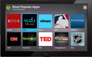 Boxee Apps Screen